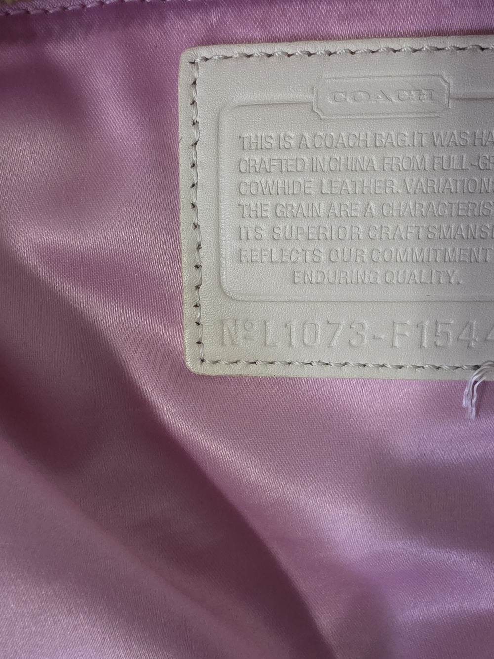 Coach Ashley Large Leather Satchel Handbag - Picture 13 of 16
